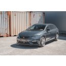 Front Ansatz V.7 passend für Seat Leon Cupra / FR Mk3 FL schwarz matt