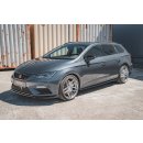 Seitenschweller Ansatz V.4 passend für Seat Leon Cupra / FR Mk3 FL schwarz matt