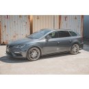 Seitenschweller Ansatz V.5 passend für Seat Leon Cupra / FR Mk3 FL schwarz matt