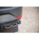 Heck Ansatz Flaps Diffusor V.2 passend für Seat Leon Cupra  ST Mk3 FL schwarz Hochglanz