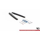 Heck Ansatz Flaps Diffusor V.2 passend für Seat Leon Cupra  ST Mk3 FL schwarz Hochglanz