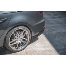 Heck Ansatz Flaps Diffusor V.3 passend für Seat Leon Cupra  ST Mk3 FL schwarz Hochglanz