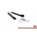 Heck Ansatz Flaps Diffusor V.3 passend für Seat Leon Cupra  ST Mk3 FL schwarz Hochglanz