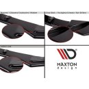 Heck Ansatz Flaps Diffusor V.3 passend für Seat Leon Cupra  ST Mk3 FL schwarz Hochglanz