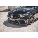 Front Ansatz V.3 passend für Mercedes-Benz CLS AMG-Line C257 schwarz Hochglanz