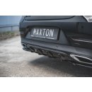 Diffusor Heck Ansatz passend für Mercedes-Benz CLS AMG-Line C257 schwarz matt