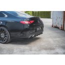 Diffusor Heck Ansatz passend für Mercedes-Benz CLS AMG-Line C257 Carbon Look