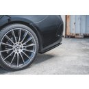 Mittlerer Diffusor Heck Ansatz passend für Mercedes-Benz CLS AMG-Line C257 Carbon Look