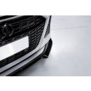 Front Ansatz V.1 passend für Audi RS6 C8 schwarz Hochglanz