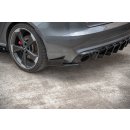 Rennen Haltbarkeit Heck Ansatz Flaps Diffusor passend für + Flaps Audi RS3 8V Sportback schwarz Hochglanz