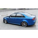 Seitenschweller Ansatz passend für Audi RS4 B7 Carbon Look