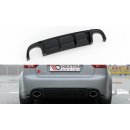 Diffusor Heck Ansatz passend für Audi RS4 B7 Carbon Look