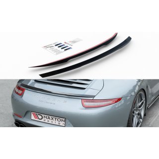 Spoiler CAP passend für Porsche 911 Carrera 991 schwarz matt