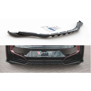 Mittlerer Diffusor Heck Ansatz passend für (mit einem vertikalem balken) BMW i8 Carbon Look