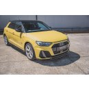 Front Ansatz V.3 passend für Audi A1 S-Line GB schwarz Hochglanz