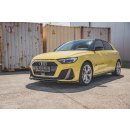 Front Ansatz V.3 passend für Audi A1 S-Line GB schwarz Hochglanz