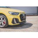 Front Ansatz V.3 passend für Audi A1 S-Line GB schwarz Hochglanz