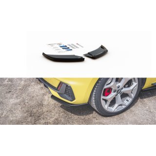 Heck Ansatz Flaps Diffusor passend für Audi A1 S-Line GB schwarz Hochglanz