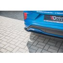 Heck Ansatz Flaps Diffusor passend für Ford Puma ST-Line Carbon Look