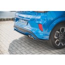 Heck Ansatz Flaps Diffusor passend für Ford Puma ST-Line Carbon Look