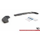 Heck Ansatz Flaps Diffusor passend für Ford Puma ST-Line Carbon Look