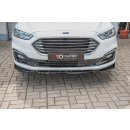 Front Ansatz passend für Ford Mondeo Mk5 Facelift  schwarz Hochglanz