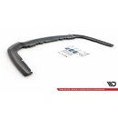 Mittlerer Diffusor Heck Ansatz passend für Ford Mondeo Kombi Platinium Mk5 Facelift schwarz matt