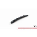 Diffusor Heck Ansatz passend für Ford Mondeo Vignale Mk5 Facelift Carbon Look