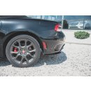 Heck Ansatz Flaps Diffusor passend für Fiat 124 Spider Abarth schwarz Hochglanz