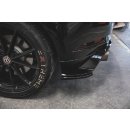 Heck Ansatz Flaps Diffusor passend für VW Golf 7 GTI TCR schwarz matt