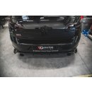 Heck Ansatz Flaps Diffusor passend für VW Golf 7 GTI TCR schwarz matt