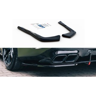 Heck Ansatz Flaps Diffusor passend für Mercedes-AMG GT 63 S 4-Door Coupe Carbon Look