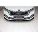 Front Ansatz V.1 passend für Skoda Octavia Mk4 schwarz matt