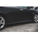 Seitenschweller Ansatz passend für Alfa Romeo 156 Facelift schwarz Hochglanz