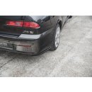 Heck Ansatz Flaps Diffusor passend für Alfa Romeo 156 SW Facelift schwarz Hochglanz