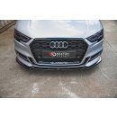 Front Ansatz V.3 passend für Audi S3 / A3 S-Line 8V Facelift schwarz Hochglanz