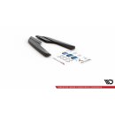 Heck Ansatz Flaps Diffusor V.2 passend für Audi S3 Sedan 8V Facelift schwarz Hochglanz