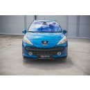 Front Ansatz passend für Peugeot 207 Sport schwarz matt