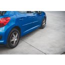 Seitenschweller Ansatz passend für Peugeot 207 Sport Carbon Look