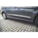 Seitenschweller Ansatz passend für Ford S-Max Mk2 Facelift schwarz matt