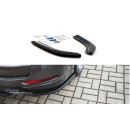 Heck Ansatz Flaps Diffusor passend für Ford S-Max Vignale Mk2 Facelift schwarz matt