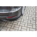 Heck Ansatz Flaps Diffusor passend für Ford S-Max Vignale Mk2 Facelift schwarz matt