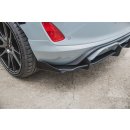 Rennen Haltbarkeit Diffusor Heck Ansatz passend für + Flaps Ford Fiesta Mk8 ST schwarz Hochglanz