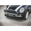 Front Ansatz passend für Mini Cooper / One R50  schwarz matt