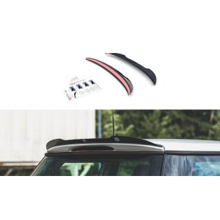 Spoiler CAP passend für Mini Cooper / One R50 schwarz Hochglanz