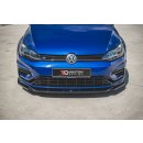 Front Ansatz V.9 passend für VW Golf 7 R Facelift schwarz matt