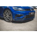 Front Ansatz V.9 passend für VW Golf 7 R Facelift schwarz matt