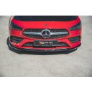 Front Ansatz V.1 passend für Mercedes-Benz CLA AMG-Line C118 schwarz matt