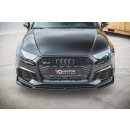 Front Ansatz V.3 passend für Audi RS3 8V FL Sportback schwarz Hochglanz