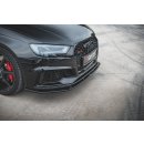 Front Ansatz V.4 passend für Audi RS3 8V FL Sportback schwarz Hochglanz